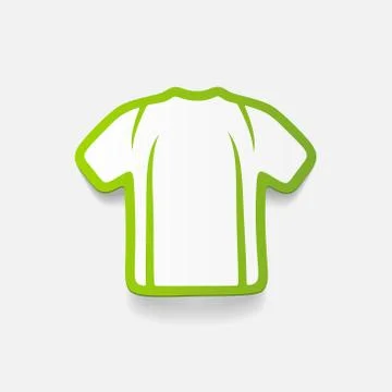 Realistic sport shirt stock illustration. Illustration of short