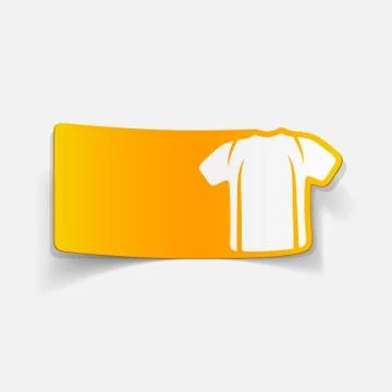 Realistic design element: shirt Illustrazione stock