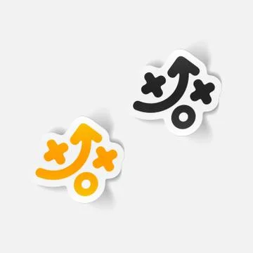 Realistic design element: tactics Stock Illustration