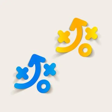 Realistic design element: tactics Stock Illustration