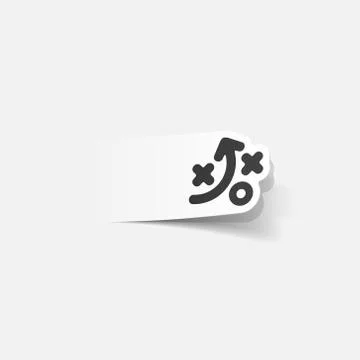 Realistic design element: tactics Stock Illustration