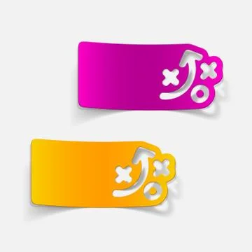 Realistic design element: tactics Stock Illustration