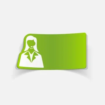 Realistic design element. telephone operator Stock Illustration