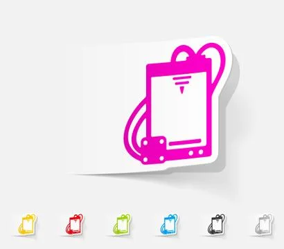 Realistic design element. three d printer Stock Illustration