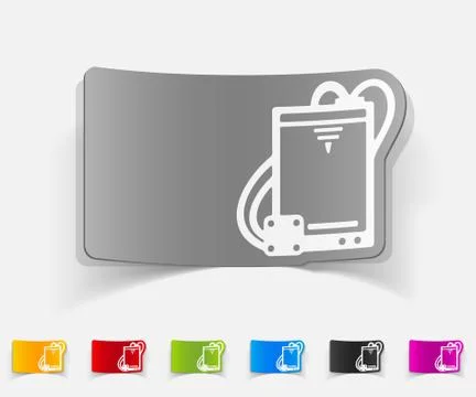 Realistic design element. three d printer Stock Illustration