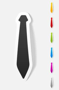 Realistic design element. tie Stock Illustration