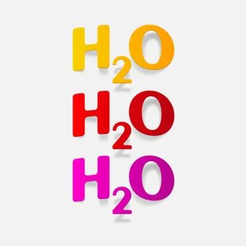 Realistic design element: water Stock Illustration