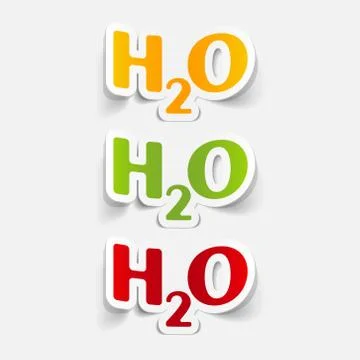 Realistic design element: water Stock Illustration