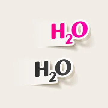 Realistic design element: water Stock Illustration