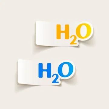 Realistic design element: water Stock Illustration