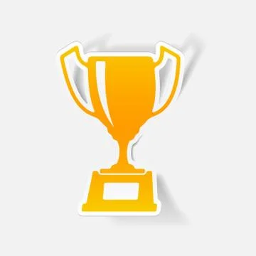 Realistic design element: winner Stock Illustration