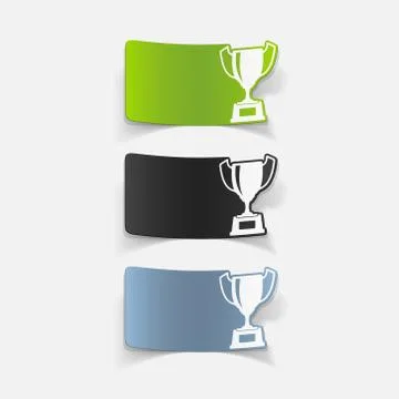 Realistic design element: winner Stock Illustration