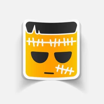 Realistic design element: zombie 스톡 일러스트