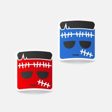 Realistic design element: zombie Stock Illustration