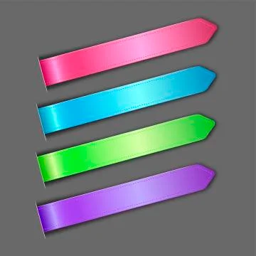 Realistic design infographics elements Stock Illustration