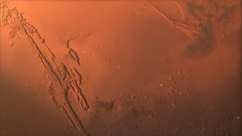 Realistic detailed view of Mars surface 스톡 동영상 98606636