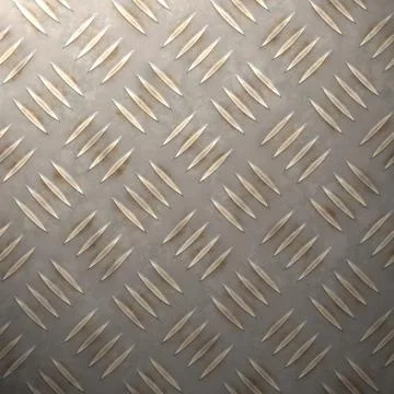 Realistic Diamond Plate Stock Illustration