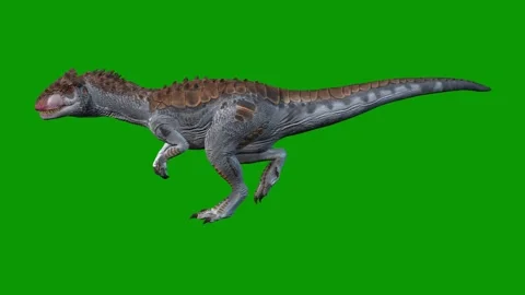 Realistic Dinosaur Walking Left 3D Render-Jurassic Dinosaur Green Screen Stock Footage 317804243