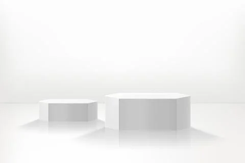 Realistic display. 3d style vector illustration for pruduct design Stock Illustration