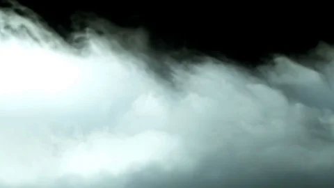 Realistic Dry Ice Smoke Clouds Fog Overlay Vídeo Stock 75265644