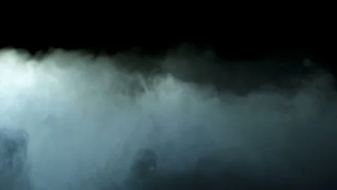 Realistic Dry Ice Smoke Clouds Fog Overlay Vídeo Stock 75268994
