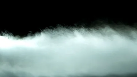 Realistic Dry Ice Smoke Clouds Fog Overlay Vídeo Stock 75269275