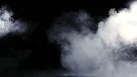 Realistic dry ice smoke clouds. Simply drop it in and change its blending mode t Stock Footage 154095130