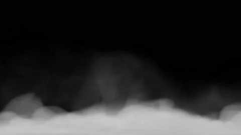 Realistic dry ice smoke clouds fog overlay Stock Footage 236079267