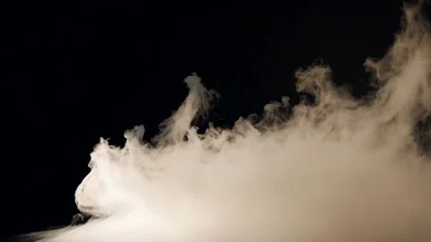 Realistic dry ice smoke clouds fog overlay perfect for compositing 3 Stock Footage 285059518