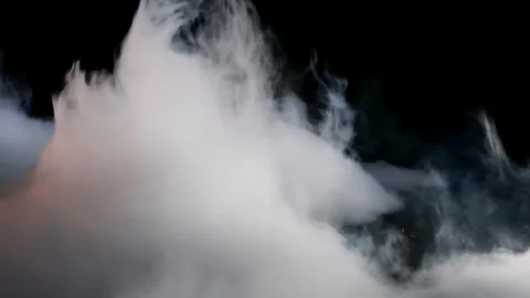 Realistic dry ice smoke clouds fog overlay perfect for compositing 2 Stock Footage 285059525