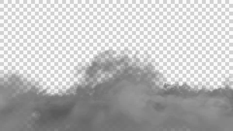Realistic dry ice smoke clouds fog overlay perfect for compositing into your  Stock Illustration