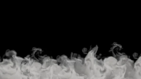 Realistic dry ice smoke clouds fog overlay perfect for compositing into you.. Stock Illustration