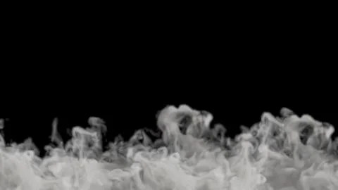 Realistic dry ice smoke clouds fog overlay perfect for compositing into you.. Stock Illustration