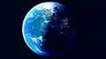 Realistic Earth. Globe with night lights. Northern hemisphere view 4k or 4k+ Resolution