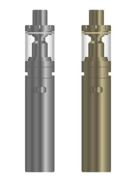 Realistic electronic cigarette. Stock Illustration