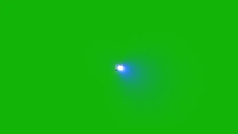 Realistic Emergency Strobe Light Green Screen Stock Footage 318944996