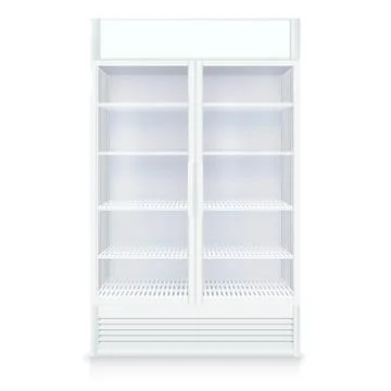Realistic Empty Freezer Stock Illustration