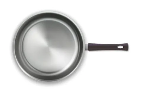 Realistic empty pan Stock Illustration