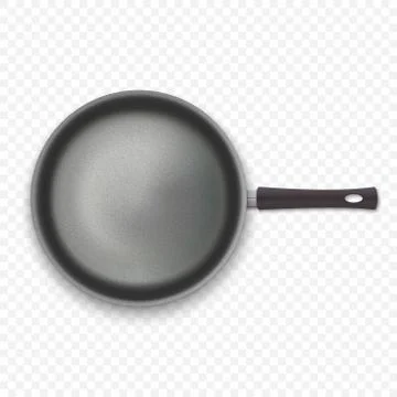 Realistic empty pan Stock Illustration