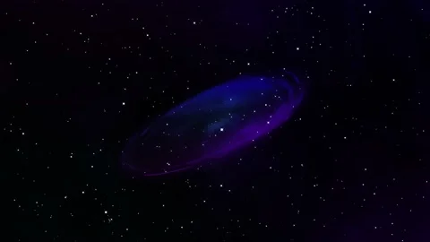 Realistic endless space with shiny and glowing stars, night sky twinkle stars Stock Footage 235716562