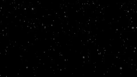 Realistic Falling Snow Overlay on Black Background Stock Footage 328991141