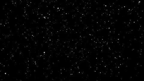 Realistic Falling Snow Overlay with Soft Flakes and Winter Atmosphere on Black Video stock 336576308
