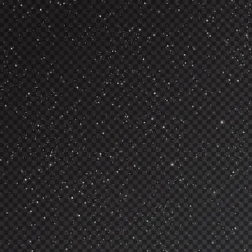 Realistic falling snow overlay. Vector effect Stock Illustration