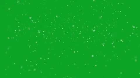 Realistic falling snow particles overlay on green screen for winter compositions Stock Footage 333240333