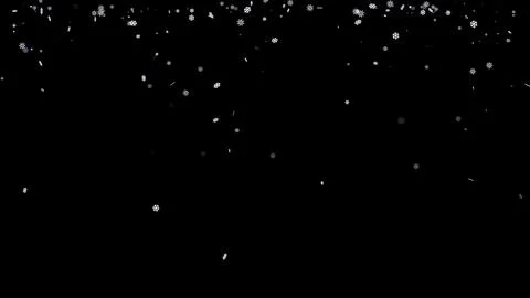 Realistic falling snow particles for overlay design white winter weather snow Stock Photos