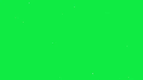 Realistic Falling Snowflakes Animation on Green Screen 库存影片 345665770