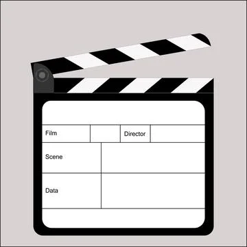 Realistic farce for shooting on a gray background on different layers. Stock Illustration