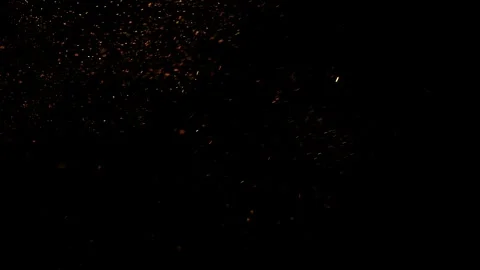 Realistic Fire Embers Floating in Air Cinematic VFX Overlay 4K Background 스톡 동영상 341387633