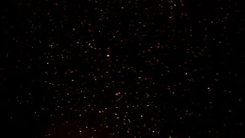 Realistic Fire Embers Floating in Air Cinematic VFX Overlay 4K Background 스톡 동영상 341387676