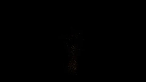 Realistic Fire Embers Floating in Air Cinematic VFX Overlay 4K Background 스톡 동영상 341387728